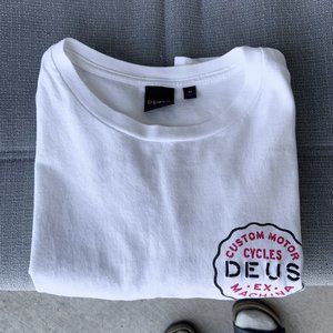 Deus Ex Machina Camperdown Address Tee - Vintage White